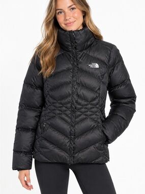 The North Face Black Aconcagua Puffer Jacket S Elevated Casual Flaw